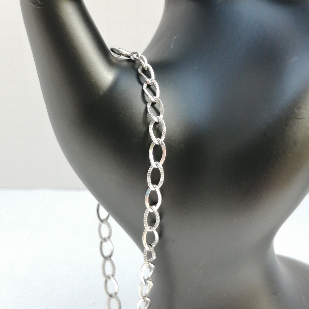 Vintage Lang 925 Silver Minimalist Chain Bracelet